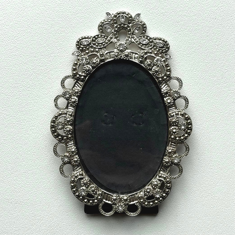 Vintage Picture Frame Art Deco Ornate Old World‎ French Cottagecore Small Oval